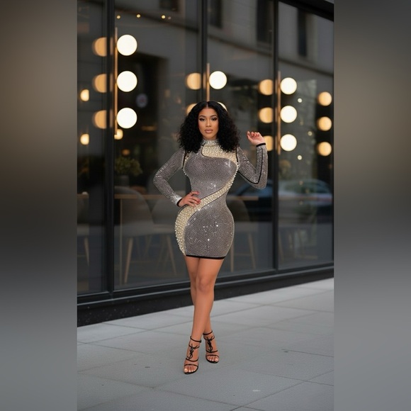 CRYSTAL MIRAGE DRESS - Picture 6 of 13